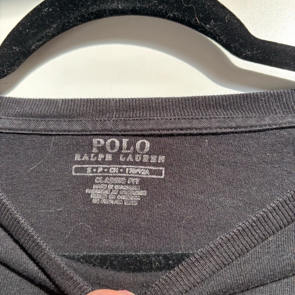 Polo by Ralph Lauren Men's Black Long Sleeve Shirt - Picture 4 of 5